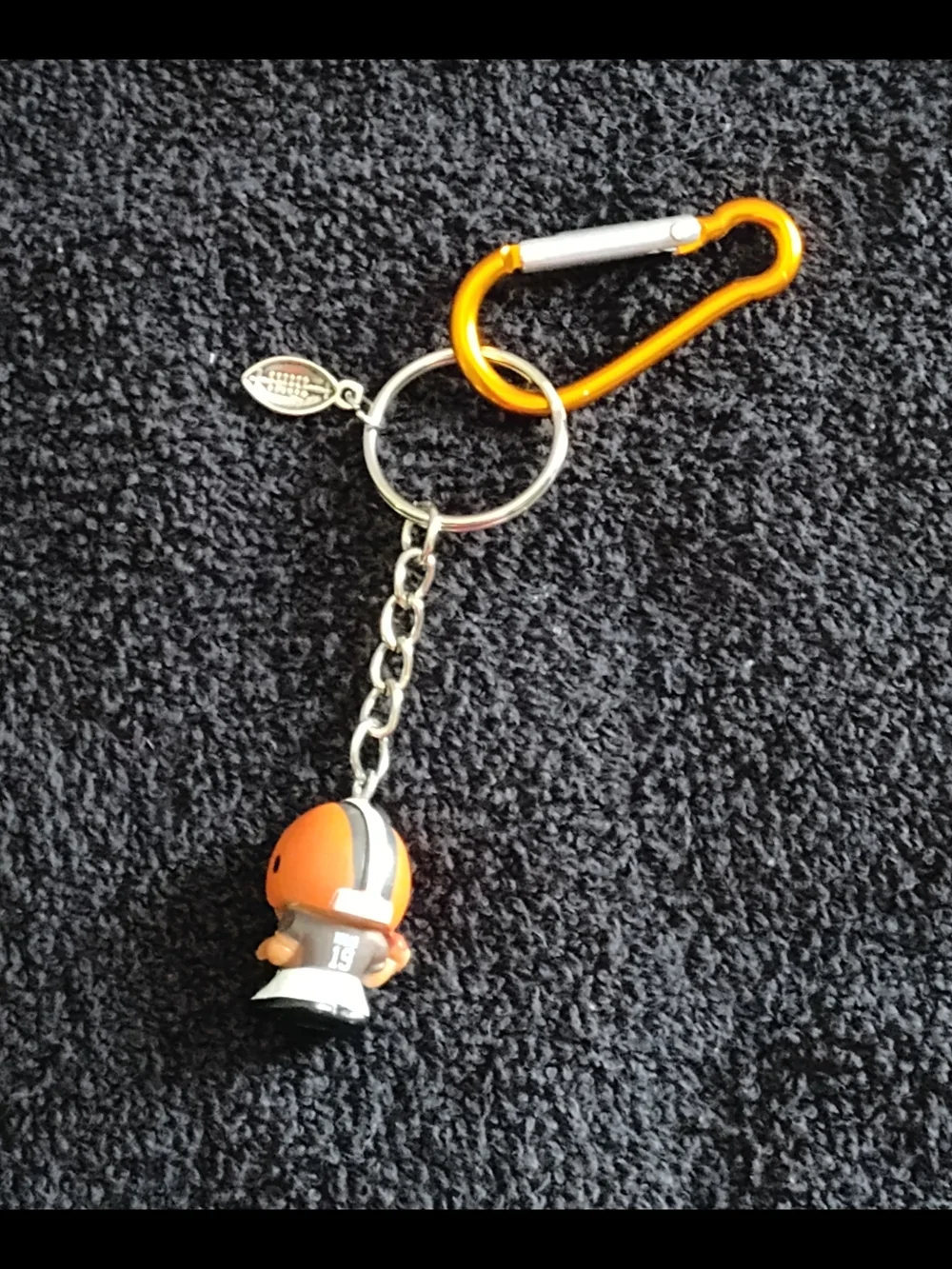 NFL 🏈 Cleveland Browns #19 KOSAR Teenymates Keychain - Orange